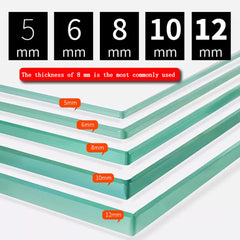 12 mm Polished Edge Full Tempered Toughened Tuffen Building Safety Glass Price