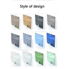 4-6 mm Tinted Float Glass For Curtain Wall Windows