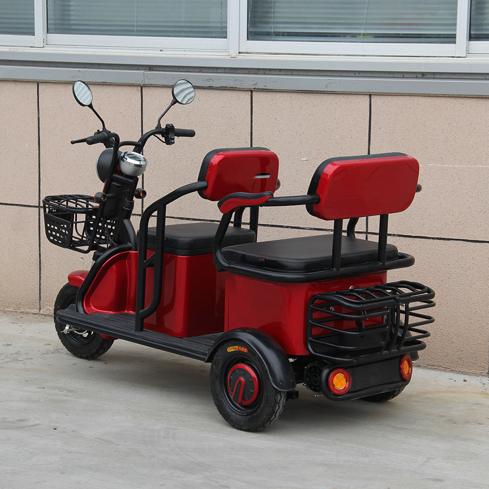 Brand new 600w Three wheels Electric Bicycle E-Trike Scooter folding electric Tricycle for Adults
