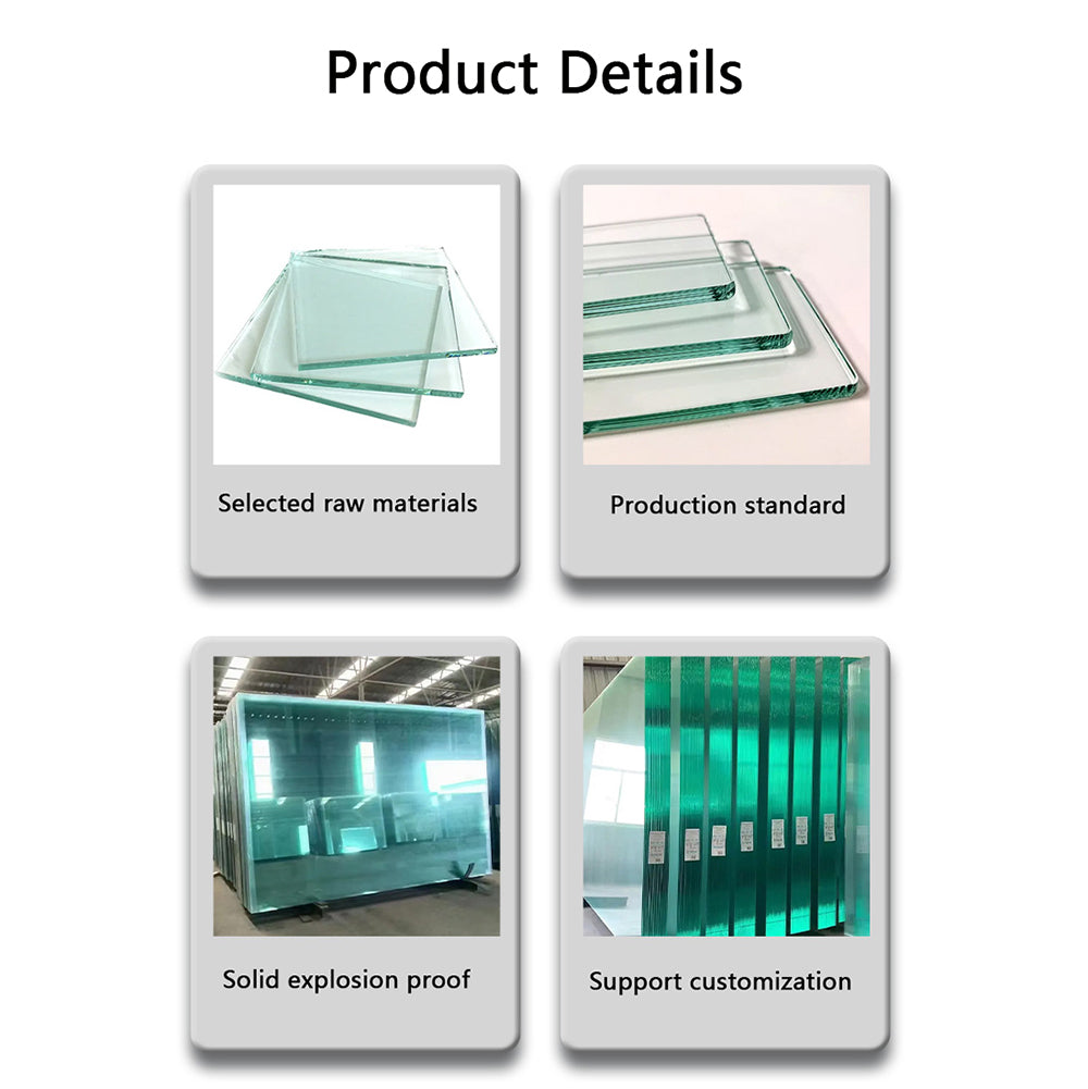 12 mm Polished Edge Full Tempered Toughened Tuffen Building Safety Glass Price