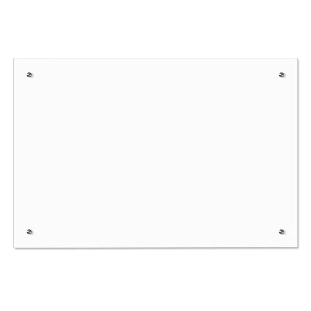 Standard Size 120*150cm Magnetic Whiteboard Glass Board With Clip/screw Fixed
